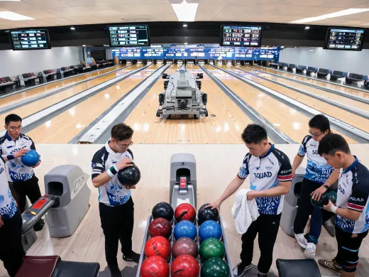 Tournament bowling squad